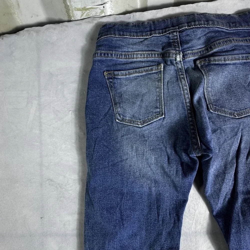 Old Navy Skinny Jeans Girls Large 10-12 Blue Denim Casual Everyday Wear Pull On